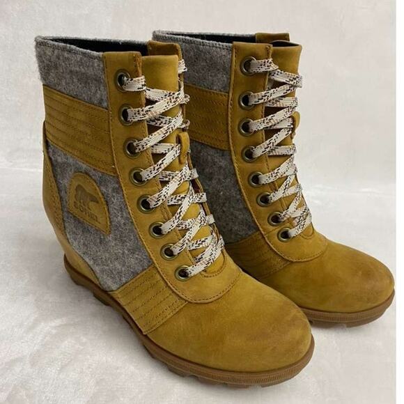 Sorel Women´s Joan Of Arctic Lexie Wedge III Lexie Wedge Bootie Sz 7.5 - Picture 2 of 10